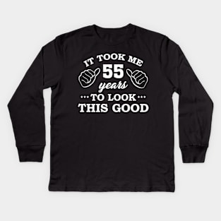 Birthday It Took 53 Years To Look This Good Funny Kids Long Sleeve T-Shirt